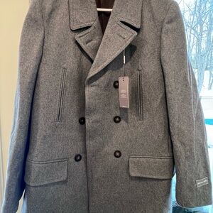 Michael Kors Men's Charcoal Pea Coat